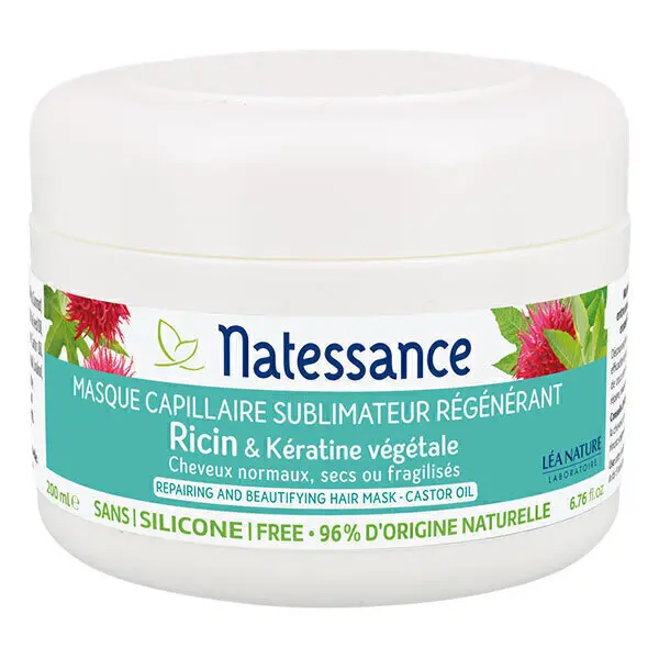 Masque à l'huile de ricin et kératine végétale