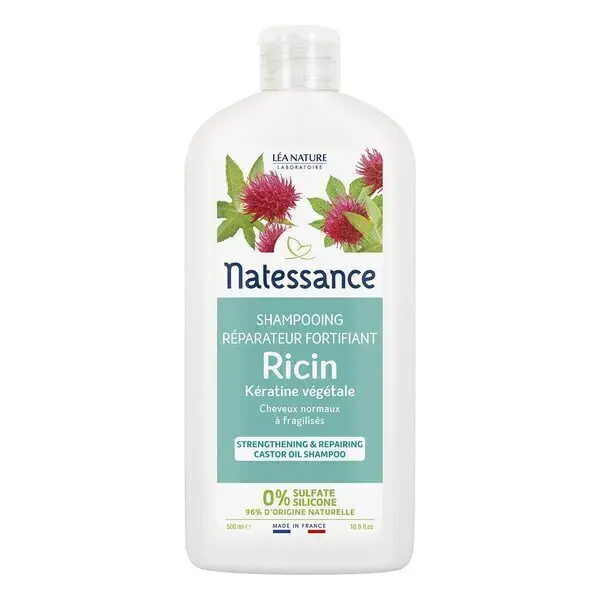 Shampooing réparateur fortifiant huile de ricin