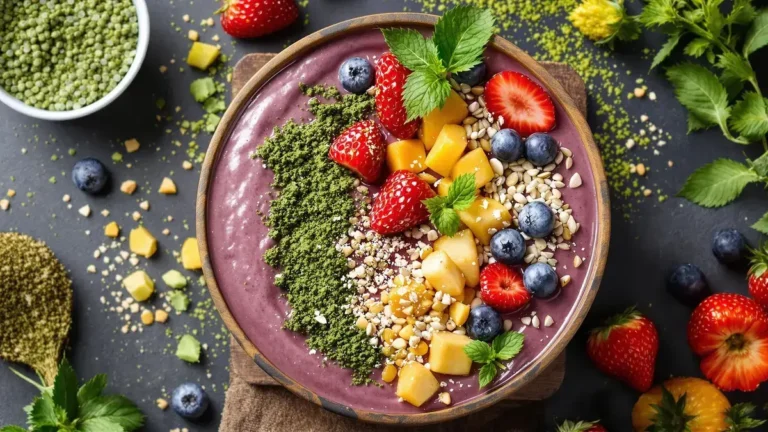 petit dejeuner spiruline