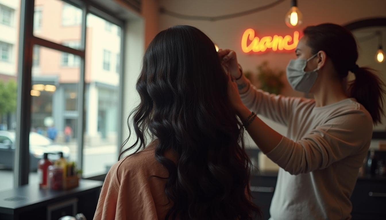 Soin à la kératine pour cheveux bouclés