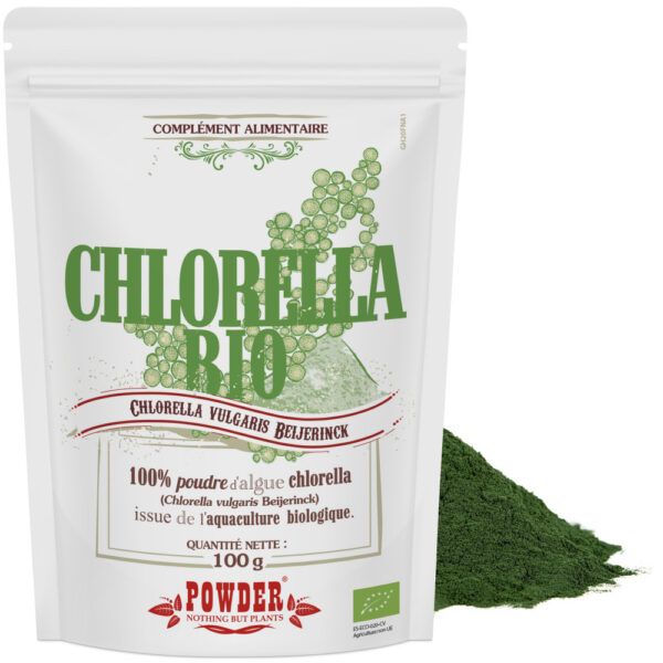 Chlorella bio en poudre