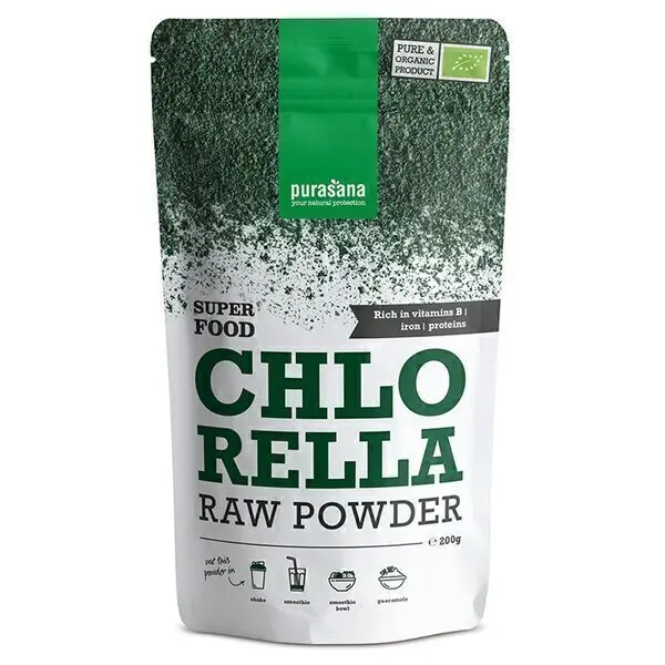 Chlorella bio en poudre